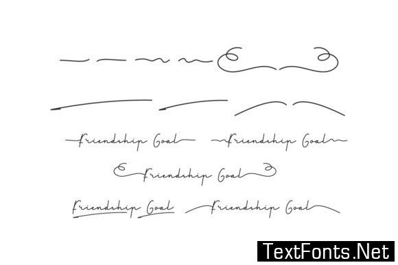 Friendship Goal Font
