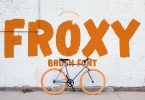 Froxy Sporty Advertisement Font