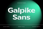 Galpike Sans Font