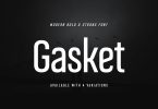 Gasket - Modern Corporate Condensed Sans Serif
