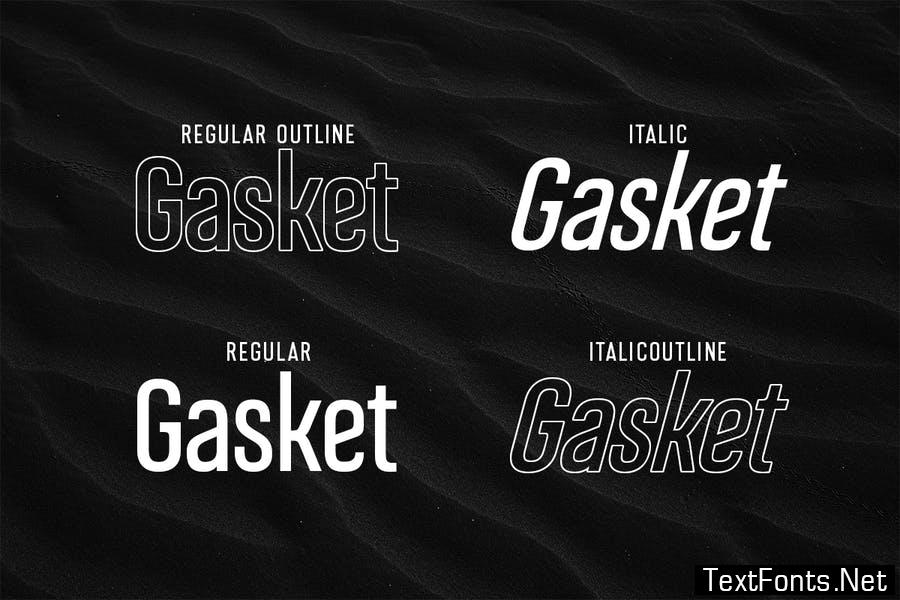 Gasket - Modern Corporate Condensed Sans Serif