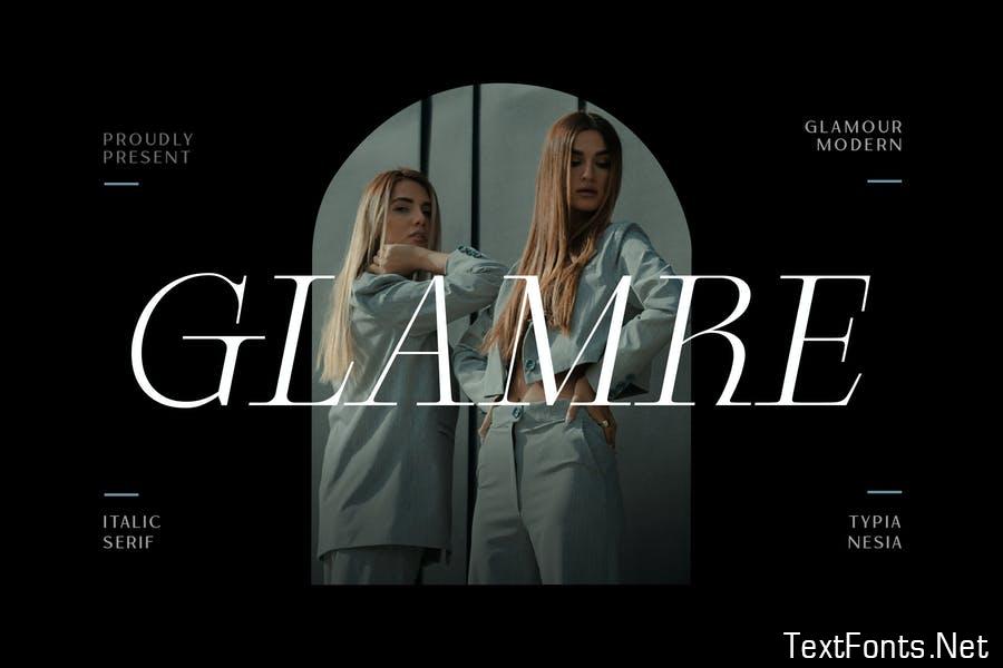 Glamre - Elegant Modern Glamour Italic Serif