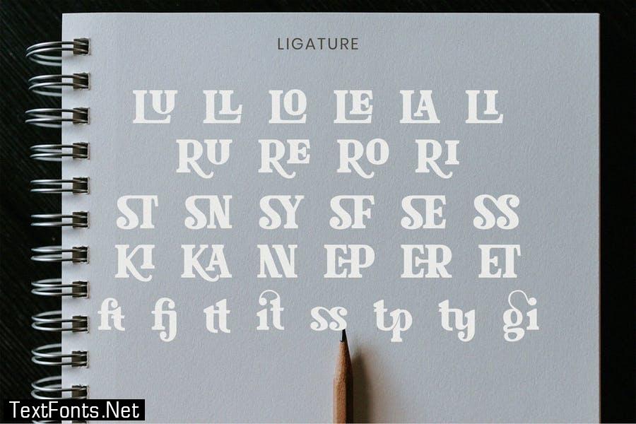 Glaster - Elegant Serif Font