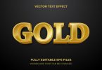 Gold 3d Text Effect T9WCHP9