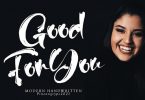 Good for You Font