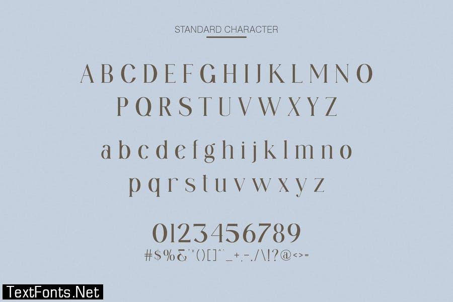 Granger Ligature Serif Typeface