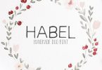 Habel Duo Handmade Font