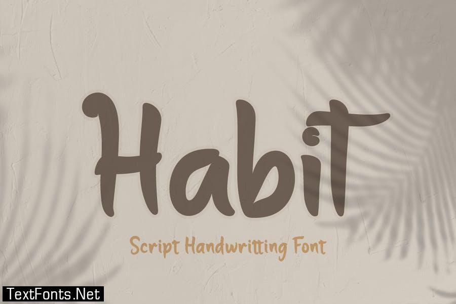 Habit Font