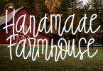 Handmade Farmhouse Font
