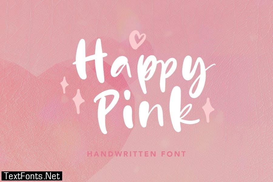 Happy Pink Font