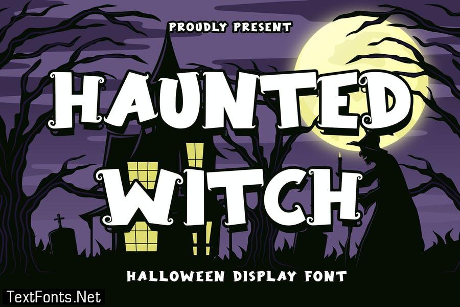 HauntedWitch - Halloween Display Font