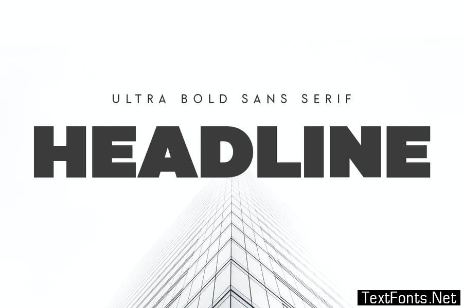 HEADLINE - Ultra Bold Sans Serif