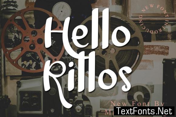 Hello Rillos Font