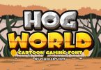 HOG WORLD - Cartoon Gaming Font
