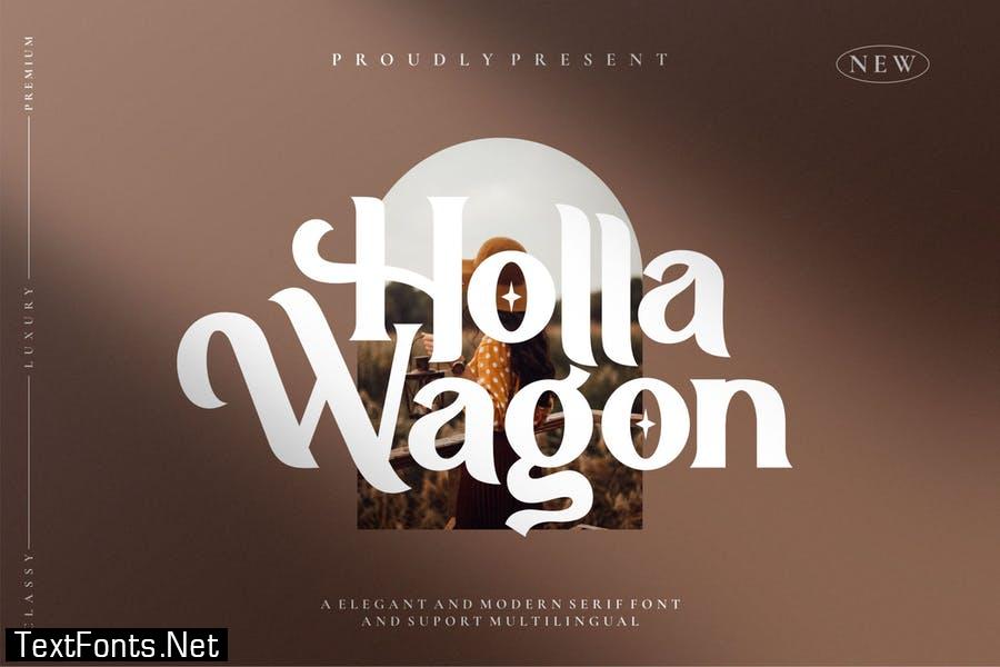 Holla Wagon - Serif Font