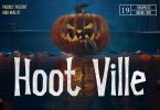 Hoot Ville - Spooky Font