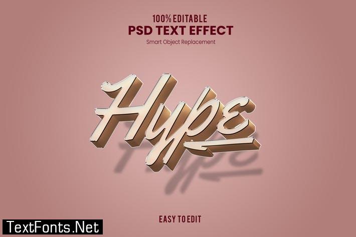 Hype - Luxury 3D Text Effect