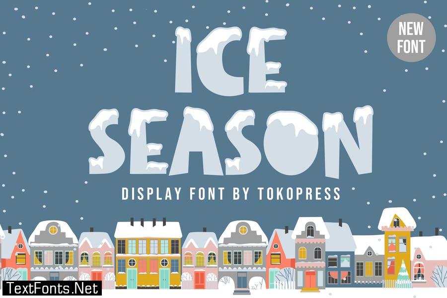 Ice Season - Kids font
