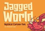 Jagged World - Mythical Cartoon Font