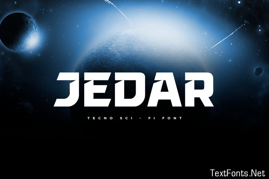 JEDAR - Techno Sci-fi Font