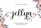 Jellya Script Font