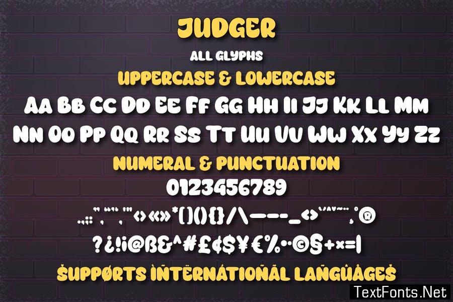 Judger Font