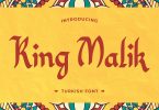 King Malik – Turkish Font