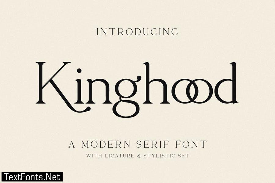 Kinghood - Business Font