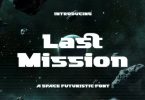 Last Mission – Space Futuristic Font