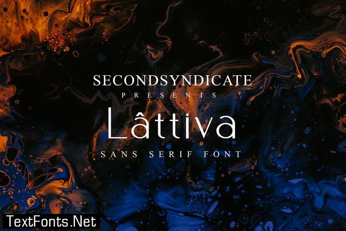 Lattiva - Sans Serif Font