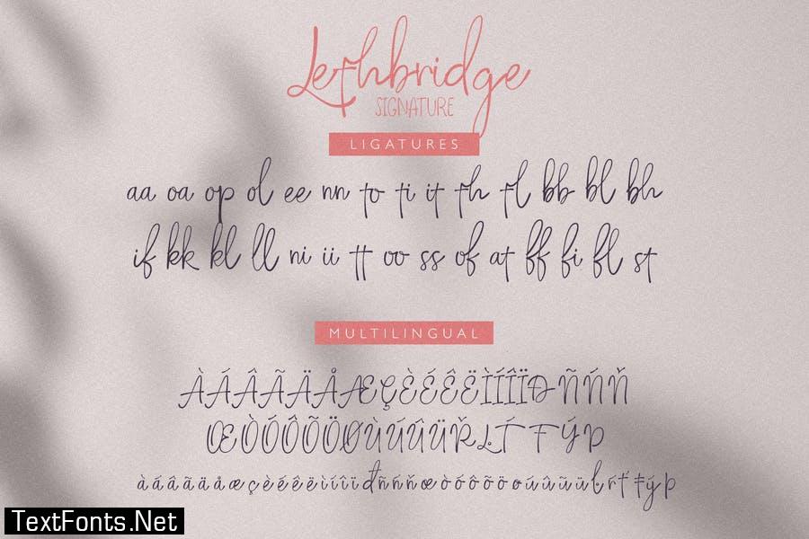 Lethbridge Signature Script