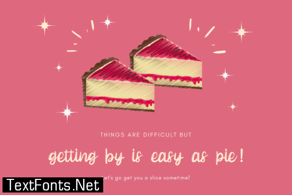 Little Pudding Font