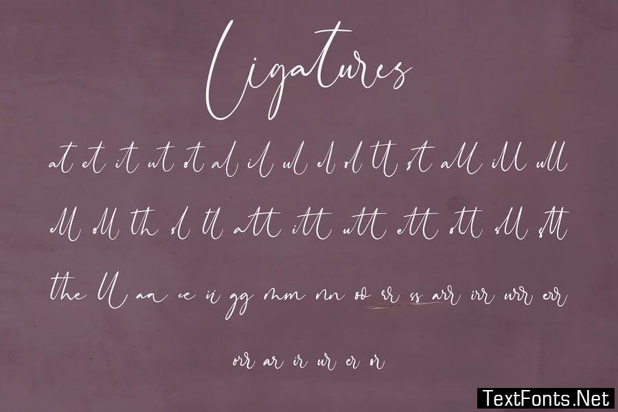 Lovely Signature Font QLNMZZN