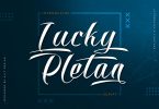 Lucky Pletan Typeface Font