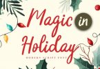 Magic in Holiday Font