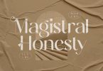 Magistral Honesty Premium Serif Font LS