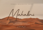 Mahallini Script Font