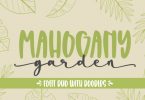 Mahogany Garden Font