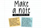 Make a Note Font