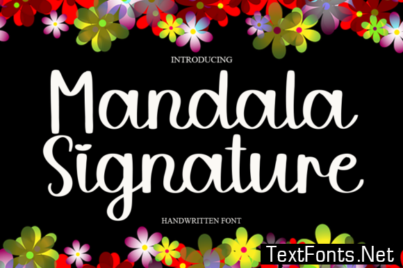 Mandala Signature Font