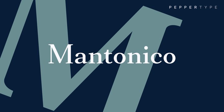 Mantonico Font Family