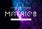 Matric8 - Geometric Font