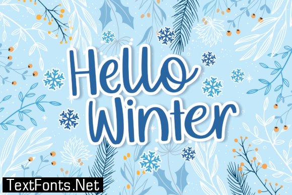 Mealky Winter Font