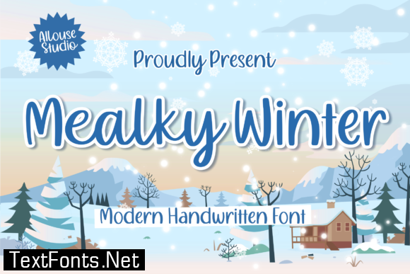 Mealky Winter Font