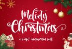Melody Christmas - Script Handwritten Font