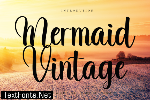 Mermaid Vintage Font