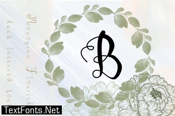 Monogram Flourish Font