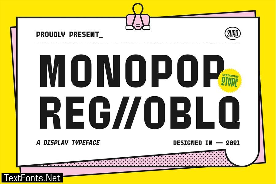 MONOPOP Font