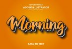 Morning Text Effects