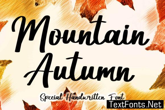 Mountain Autumn Font